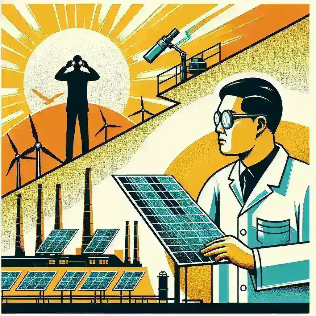 "Elon Musk speaking at a conference, warning the USA about the implications of increased solar production in China"